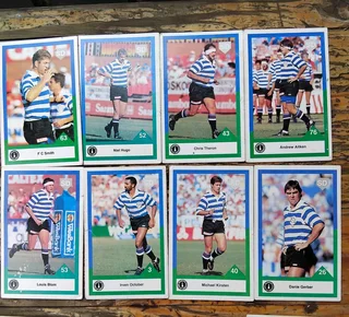 Rugby Cards of Springboks and Province Players