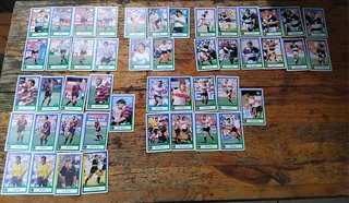 Rugby Cards of Springboks and Province Players