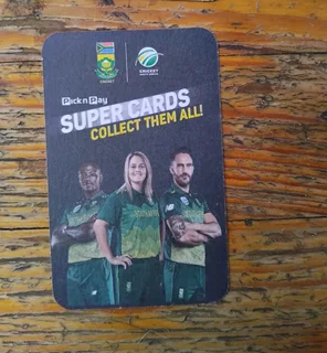 Rugby Cards of Springboks and Province Players