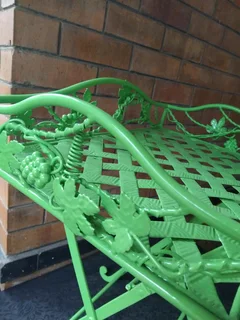 Outside steel coffeetable