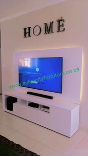 Chic TV Wall Units Available (custom &amp; in-store)