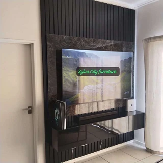 Modern Floating Wall Unit (custom &amp; in-store)