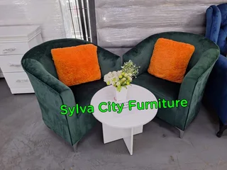 Beautiful Wingback Chair and Ottoman