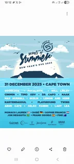 Secrets of Summer General Access tickets R500 each