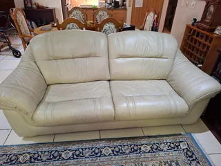 3 seater Leather Lounge couch