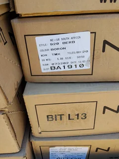 New Blue (Boron) Rubber underneath Carpet Tiles for sell (left over from a project)