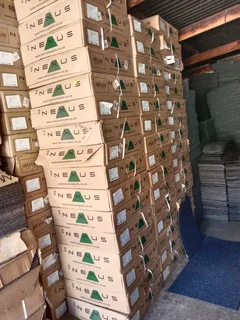 New Blue Rubber underneath carpet tiles