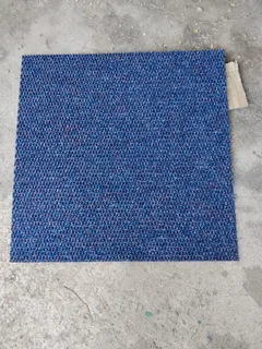 New Blue Rubber underneath carpet tiles