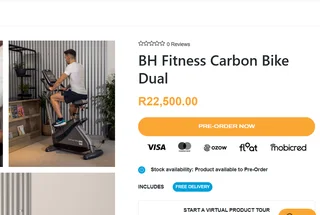 Exercise Bike Pretoria East - BH Carbon Smart Generator
