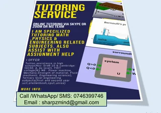 High School (nsc And Cambridge), Tvet, And   University Subjects Online Tutoring