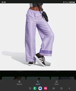 Adidas lilac pants size medium