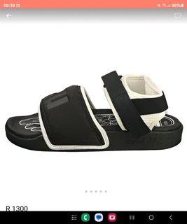 Adidas Pharrel 2.0 black sandals size 4