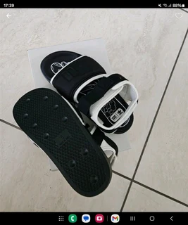 Adidas Pharrel 2.0 black sandals size 4