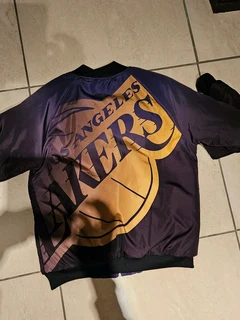 Lakers jacket and Lakers tshirt