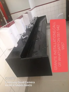 Patrick graniteal and quartz installations