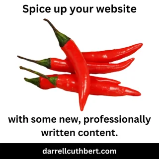 Spice up   your website with some new, professionally written content.