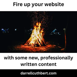 Fire up   your website with some new, professionally written content.