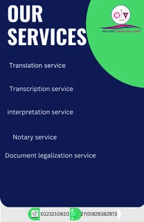 Sworn Spanish-English and vice verse document translation services