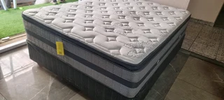 Queen Bed With Thick Heavy Duty Matress Plus Base R4500 Watsap 0736552664