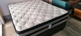 Queen Bed With Thick Heavy Duty Matress Plus Base R3750 Watsap 0736552664