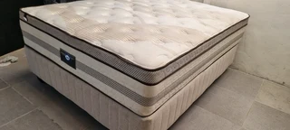 QUEEN BED WITH THICK HEAVY DUTY MARESS PLUS BASE R3950 WATSAP 0736552664