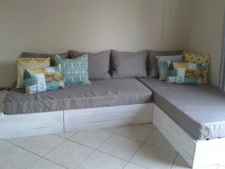 We Manufacture Indoor Pallet Couches With Cushions Frm R4950 - R7950 Watsap 0736552664