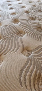 QUEEN BED WITH THICK HEAVY DUTY PILLOWTOP MATRESS AND BASE R4500 WATSAP 0736552664