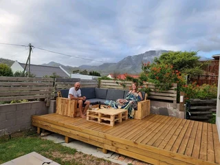 OUTDOOR PALLET COUCHES MADE WITH CUSHIONS FROM R5950 - R8950 WATSAP 0736552664
