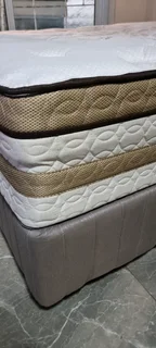 QUEEN BED WITH THICK HEAVY DUTY MATRESS PLUS BASE R2950 EXCELLENT WATSAP 0736552664