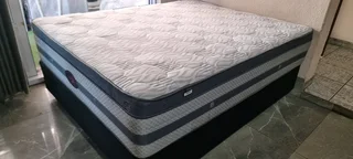 QUEEN BED GREY R3500 ONLY SELLING FOR LOW PRICE WATSAP 0736552664 GOOD CONDITION