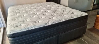 KING BED XTRA LENGHT R8500 WITH PILLOWTOP MATRESS AND BASES WATSAP 0736552664