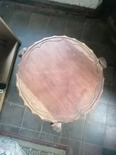 Round side table