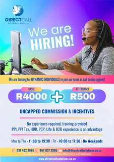 Jobs in Chatsworth(Call centre)