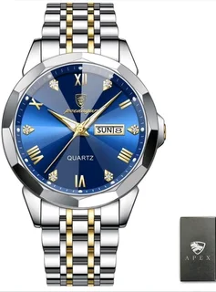 Poedagar - Royal Blue Luxury Men's Watch - Apex Edition
