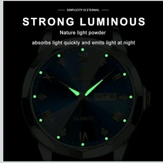 Poedagar - Royal Blue Luxury Men&#39;s Watch - Apex Edition