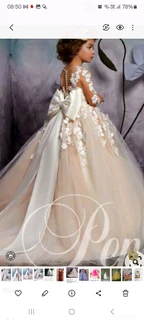 Flower girls dresses made to order.