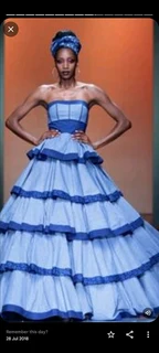 Traditional wedding dresses made to order.