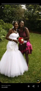 Wedding gowns made to order.