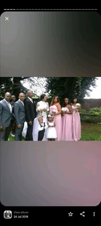 Bridesmaids dresses made to order.