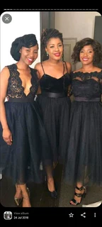 Bridesmaids dresses made to order.