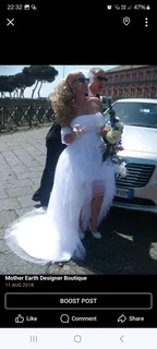 Wedding gowns made to order.