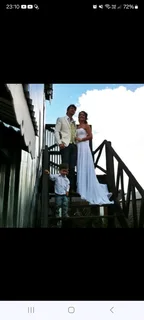 Wedding gowns made to order.