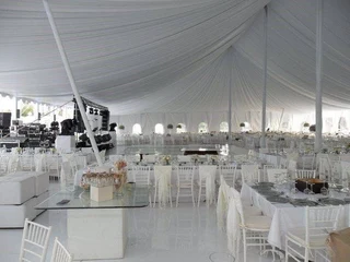Marquees,tables,chairs,cutlery,flooring, decor, draping, catering and equipment hire.