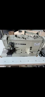 Seiko double needle walking foot sewing machine