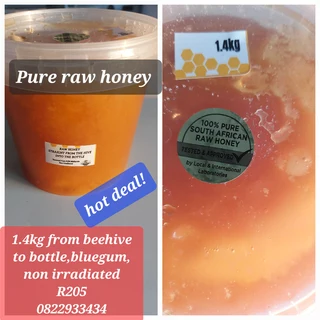 Pure raw honey