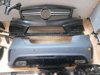 Mercedes-Benz w176 sport front bumper and rear bumper