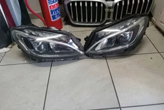 Mercedes Benz W205 C class single xenon original headlights for sale