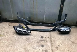 BMW 8 series  headlights and bumper bonnet