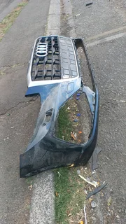 Audi Q2 front bumper with the grill
