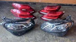 Mercedes-Benz w213 headlights and taillights